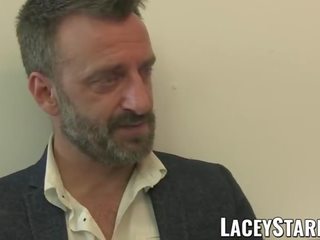 LACEYSTARR - master GILF Eats Pascal White Cum shortly after x rated video