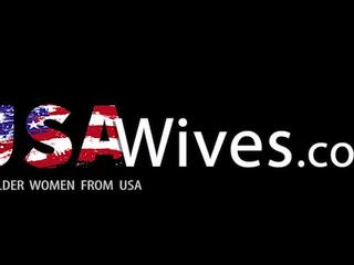 Usawives 成熟 女学生 迪伦 自慰 单独