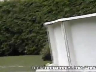 Stupendous grown bojo fucks bojo in backyard