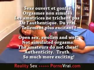 法国人 灌注 女人 得到 性交 由 大 成员