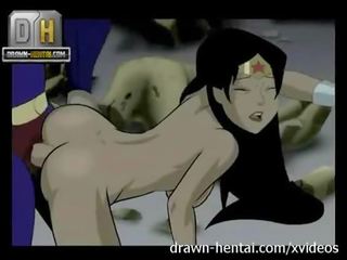 Justice league seksas video - superman už stebėtis moteris