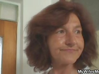 Old whore fucks her daughter's man