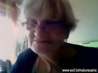 55 years old granny videos her big tits on cam movie